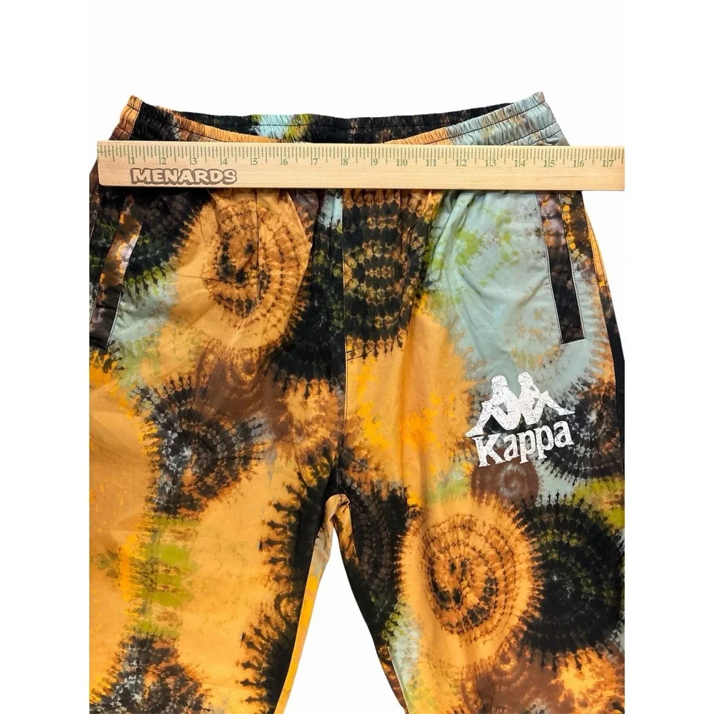 Kappa Authentic Layne Beige Camel Tie Dye Size Large New! (p1)